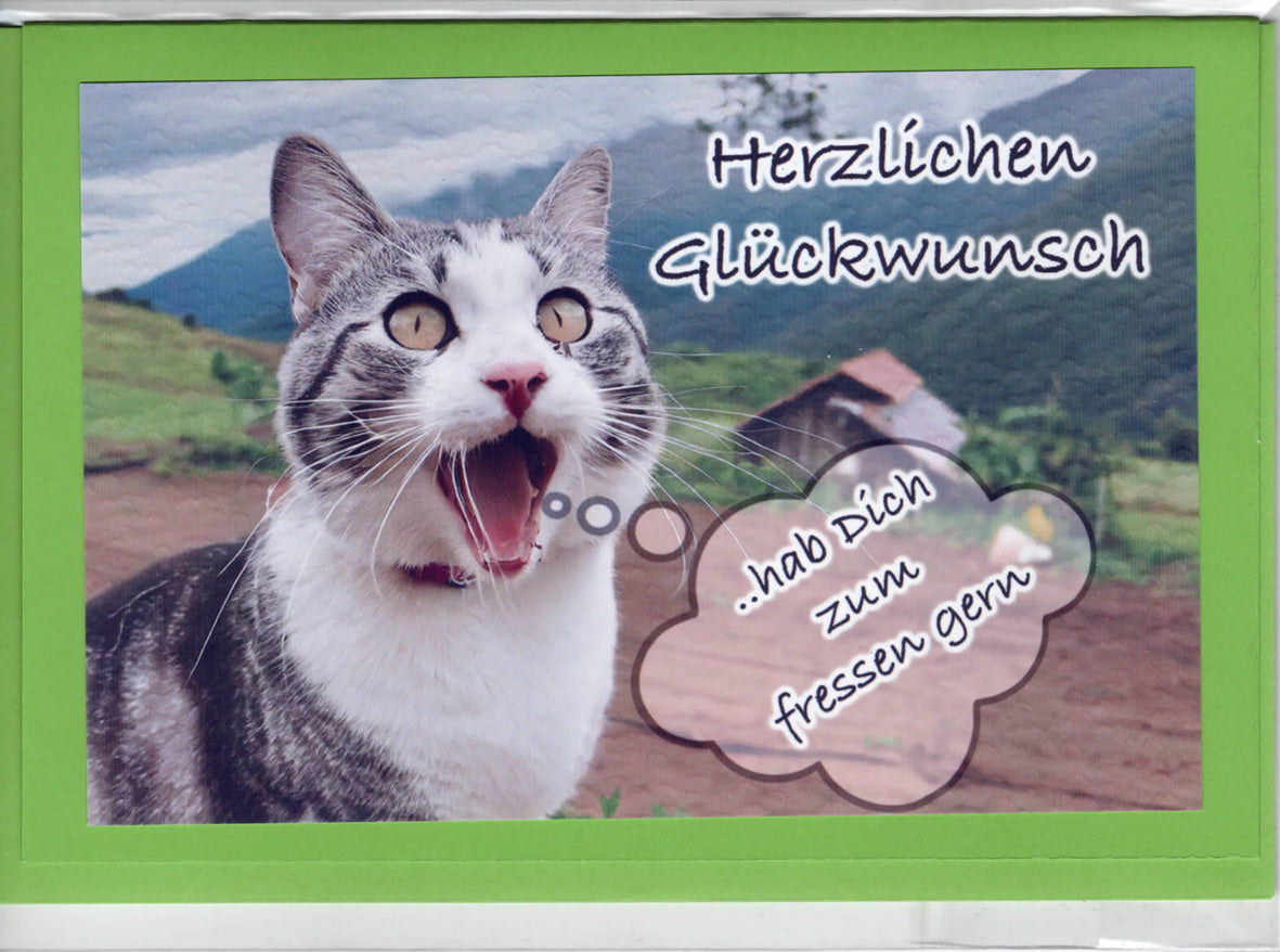 Fotokarte Herzlichen Glückwunsch