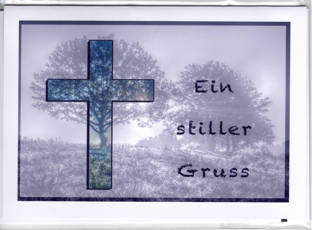 Fotokarte Trauer - Ein stiller Gruss