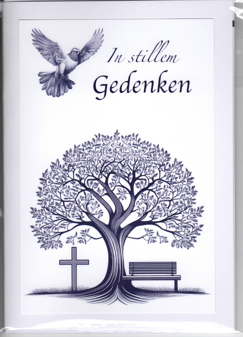Fotokarte Trauer - In stillem Gedenken