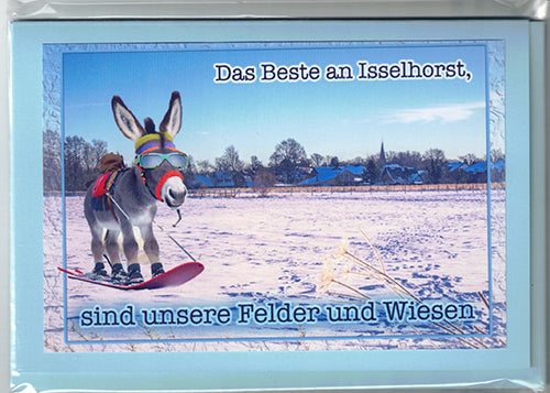 Fotokarte Das Beste an Isselhorst sind unsere Felder und Wiesen