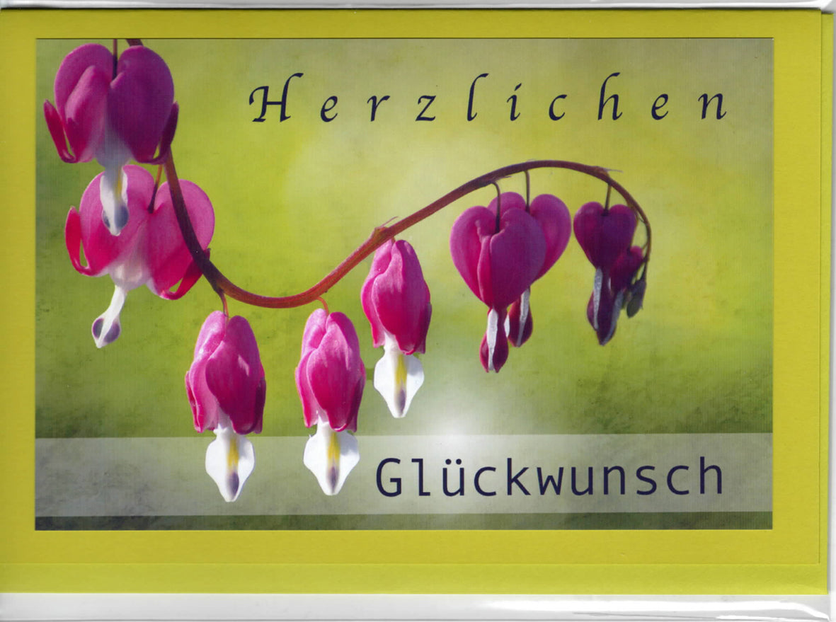 Fotokarte Herzlichen Glückwunsch