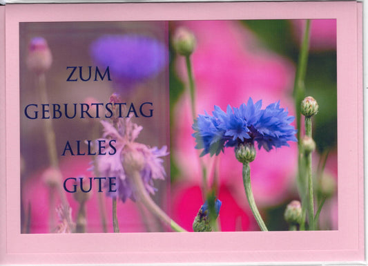 Fotokarte Zum Geburtstag alles Gute