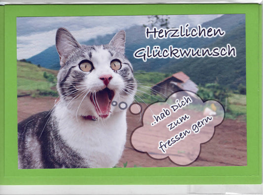Fotokarte Herzlichen Glückwunsch