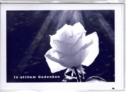 Fotokarte Trauer - In stillem Gedenken