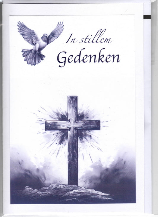 Fotokarte Trauer - In stillem Gedenken