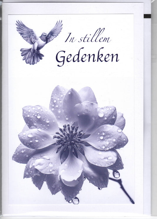 Fotokarte Trauer - In stillem Gedenken