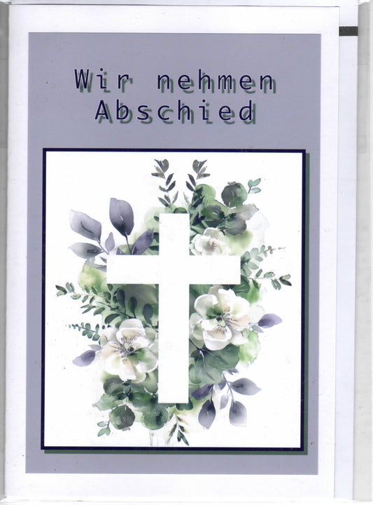 Fotokarte Trauer - Wir nehmen Abschied