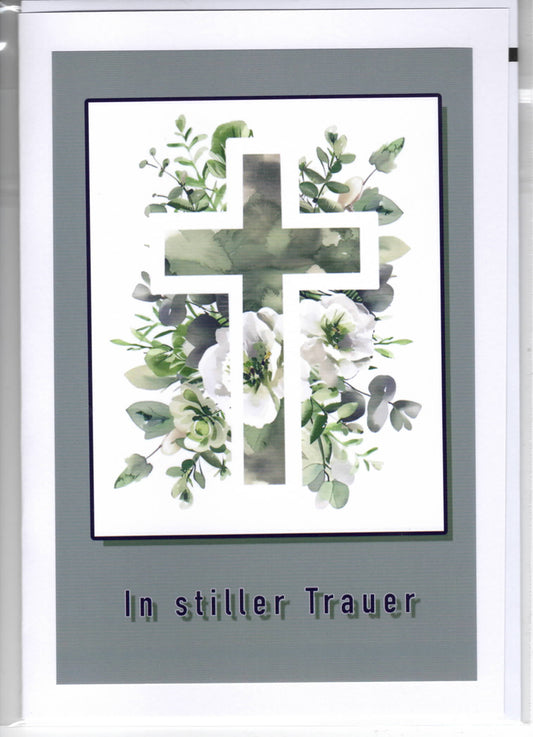 Fotokarte Trauer  - In stiller Trauer