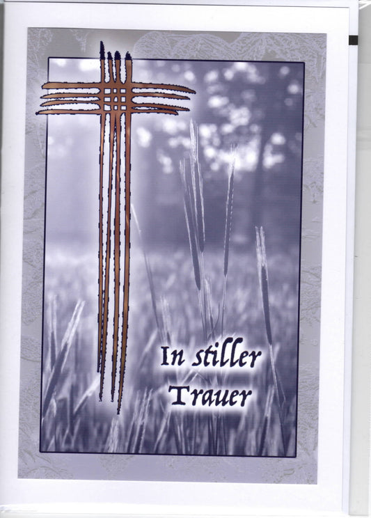 Fotokarte Trauer  - In stiller Trauer